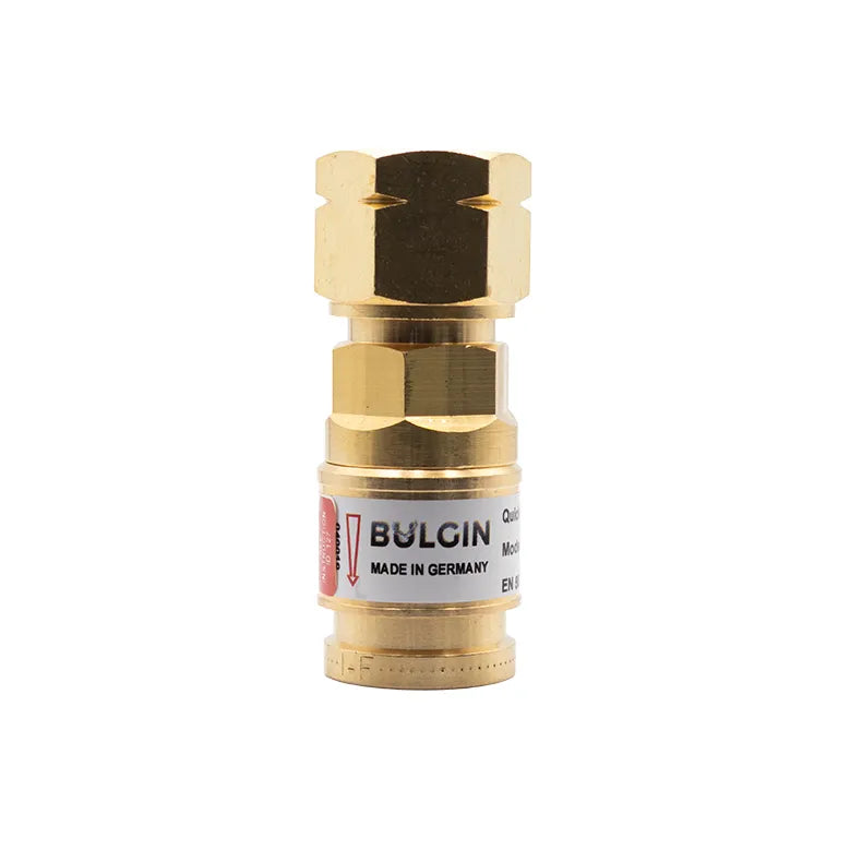 Bulgin® Q/A Coupler (DKD) Fuel Gas EN561 Regulator End 5/8"-18 UNF FM LH -No Pin — 3004-0019