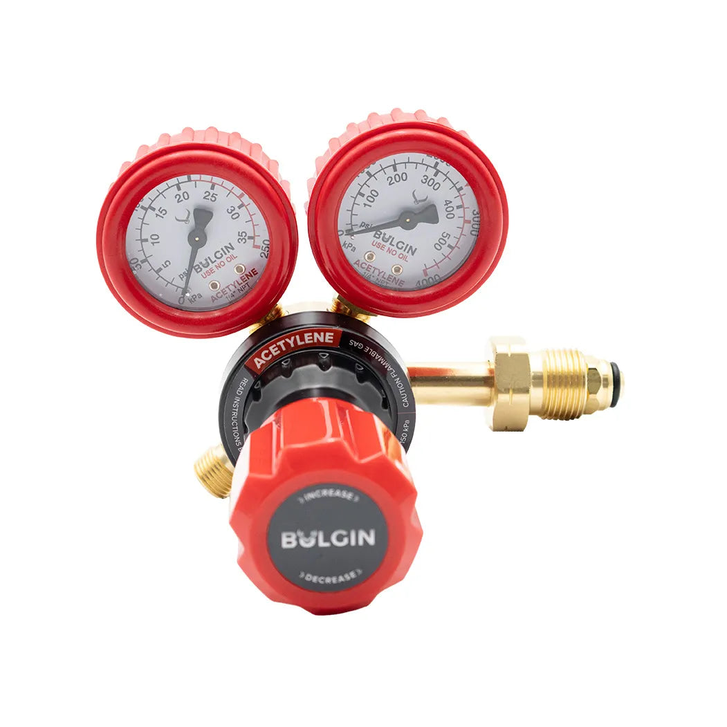 Bulgin Acetylene Regulator 0-150kPa Side Entry Type 20 AS 4267 - 540-00001