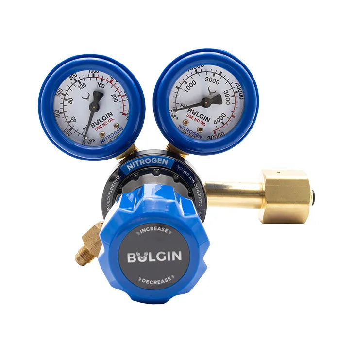 Bulgin Nitrogen Regulator 0-1,000kPa Side Entry, Type 50 - 1/4" SAE Flare Male - 540-00005-T50-1F