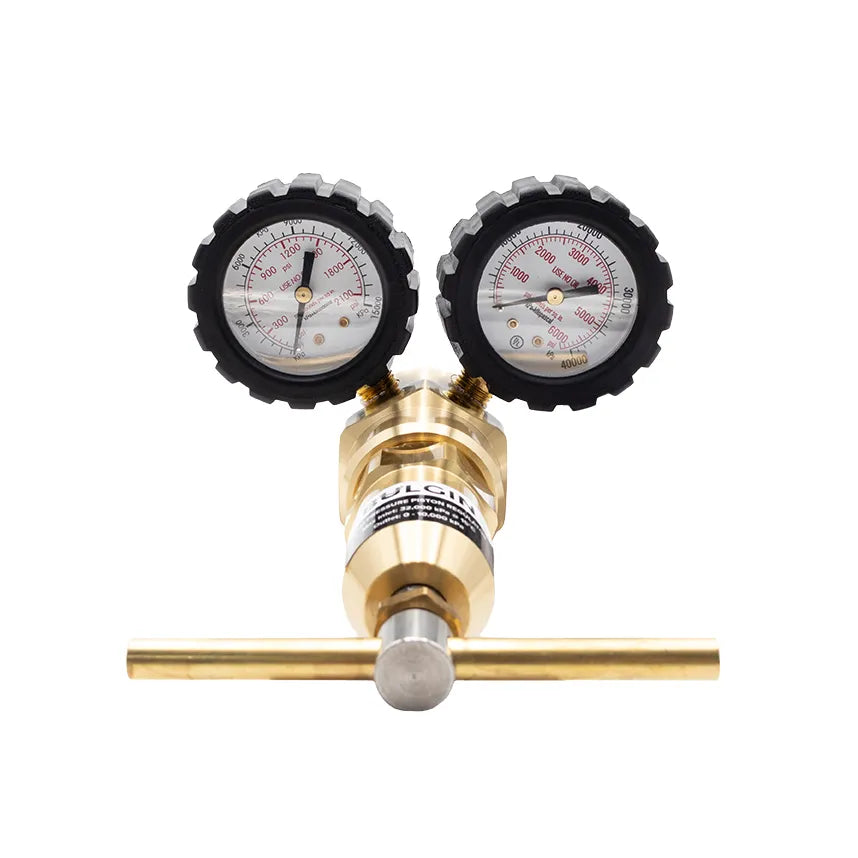 Bulgin Brass High Pressure Piston Regulator - Max Inlet: 32,000kPa Out: 0-10,000 kPa 1/4" NPT Female - 640-00004