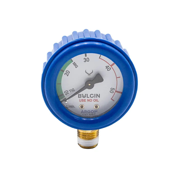 Bulgin Flow Gauge ARGON 0-50L/min 1/4" NPT Male Bottom Entry - 655-00009