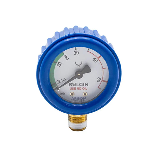 Bulgin Flow Gauge ARGON 0-50L/min 1/4" NPT Male Bottom Entry - 655-00009