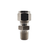 Bulgin SS316 Male Tube Adaptor 1/4" NPT Male to 3/8" Compression - 674-25016