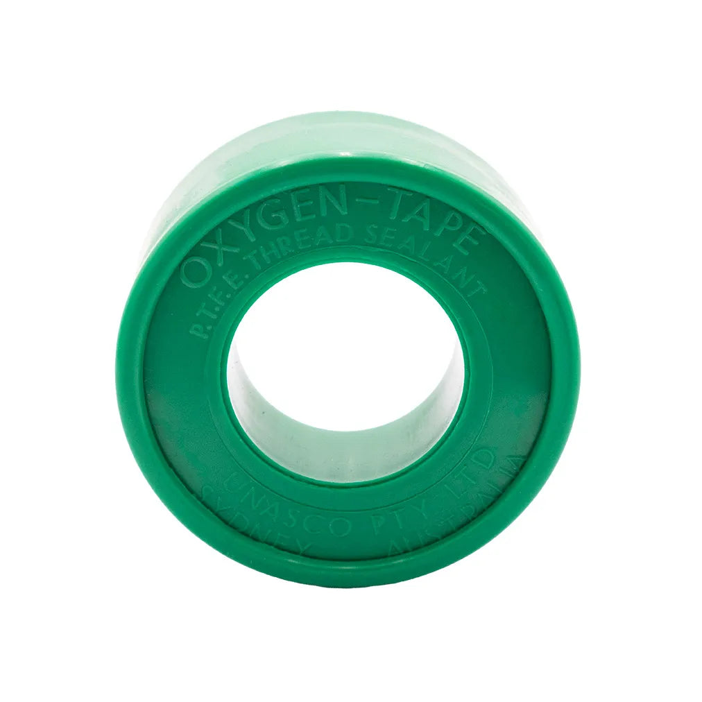 Green Oxygen Thread Seal Tape - 6mm x 12m — 675-00001