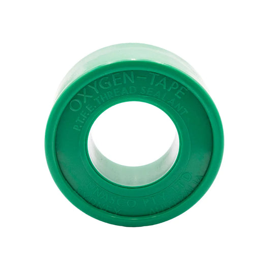 Green Oxygen Thread Seal Tape - 6mm x 12m — 675-00001