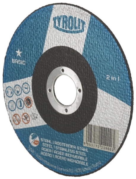 Tyrolit BASIC 2-in-1 Cut-off Wheel - 230 x 2.5 x 23.23
