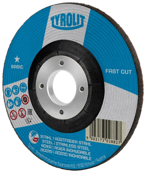 Tyrolit BASIC Fastcut Rough Grinding Wheel - 125 x 6.0 x 22.23