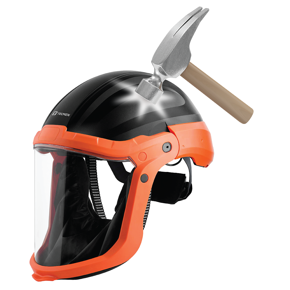 TECMEN PAPR Freflow V1 Face Shield G20-V Hardhat