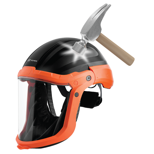 TECMEN PAPR Freflow V1 Face Shield G20-V Hardhat