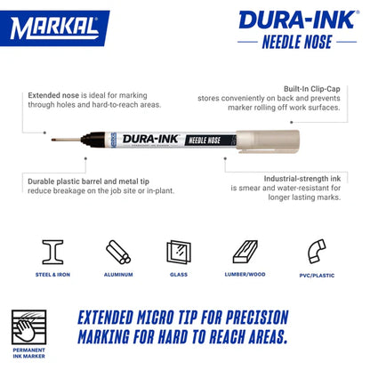 Markal Needle-Nose Permanent Ink Marker