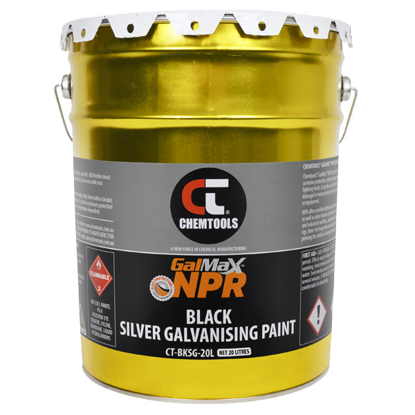GalMax NPR Coloured Galvanising Paint – Gloss Black / 20L