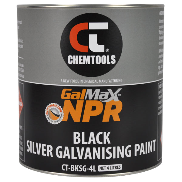GalMax NPR Coloured Galvanising Paint – Gloss Black / 4L