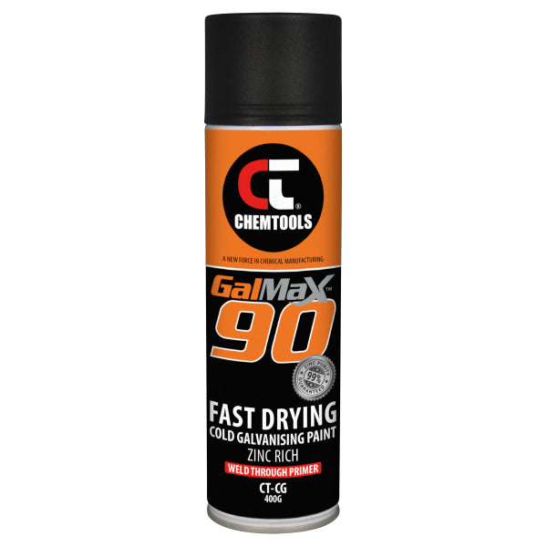 ChemTools GalMax 90 Sprayable Cold Galvanising Paint – 400g Aerosol