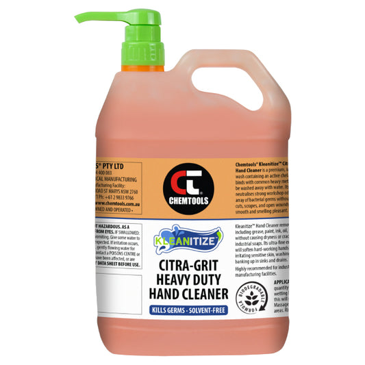 Kleanitize Citra-Grit Heavy Duty Hand Cleaner – 5L Pump Bottle