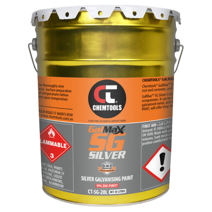 ChemTools GalMax SG Silver Galvanising Paint – 20L
