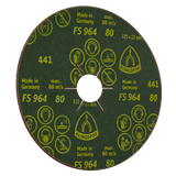 Klingspor FS 964 ACT Ceramic Fibre Discs – 25 Pack