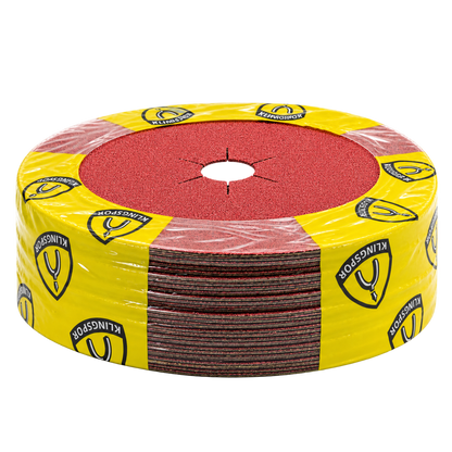 Klingspor FS 964 ACT Ceramic Fibre Discs – 25 Pack