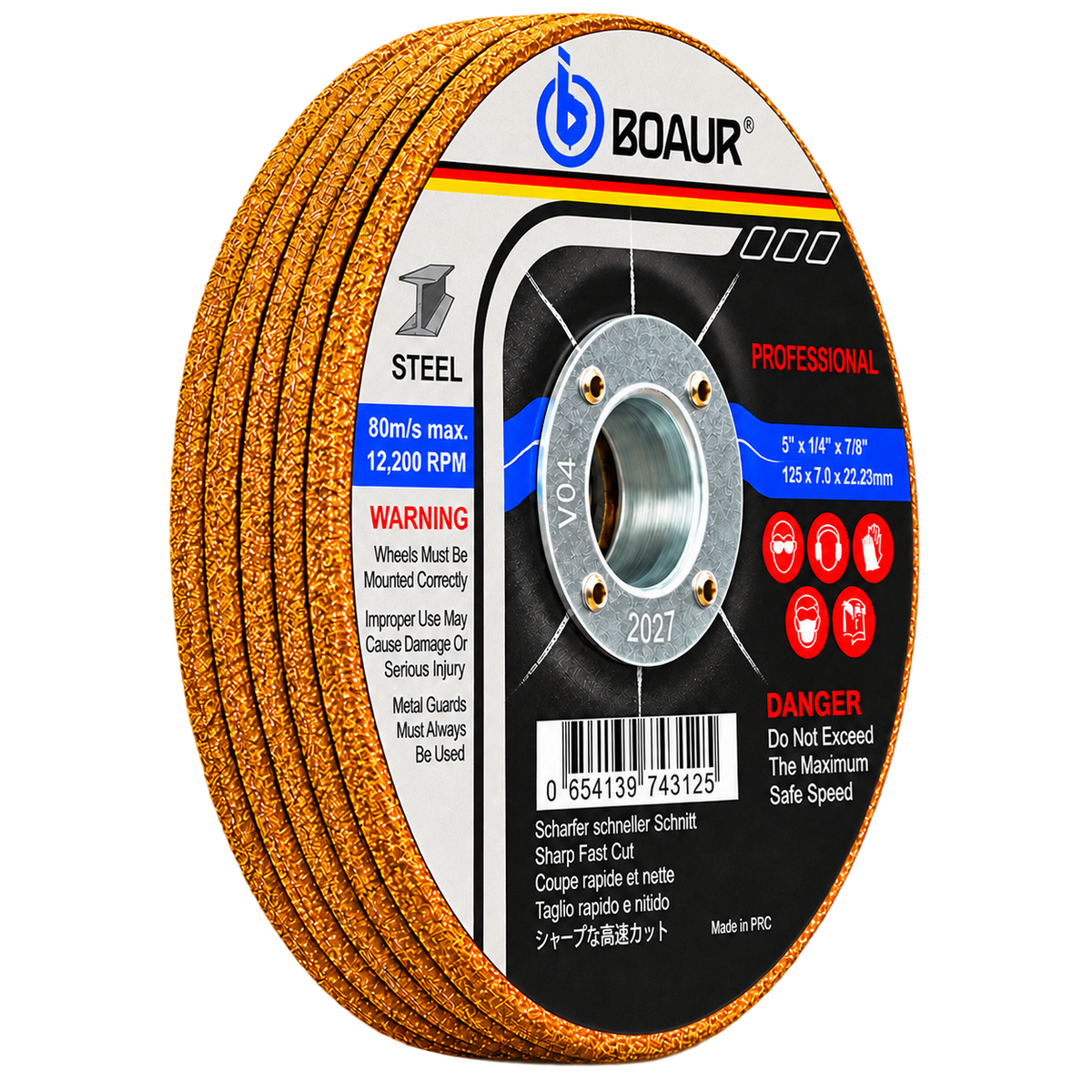 BOAUR Premium Quality Grinding Disc 125mm x 7.0mm