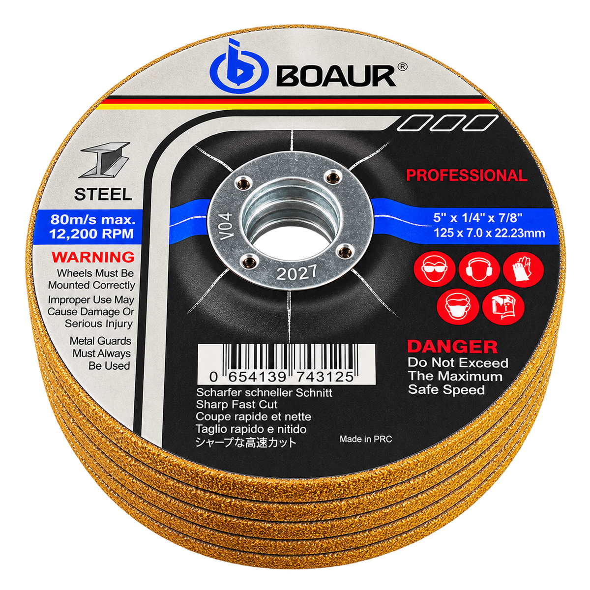 BOAUR Premium Quality Grinding Disc 125mm x 7.0mm