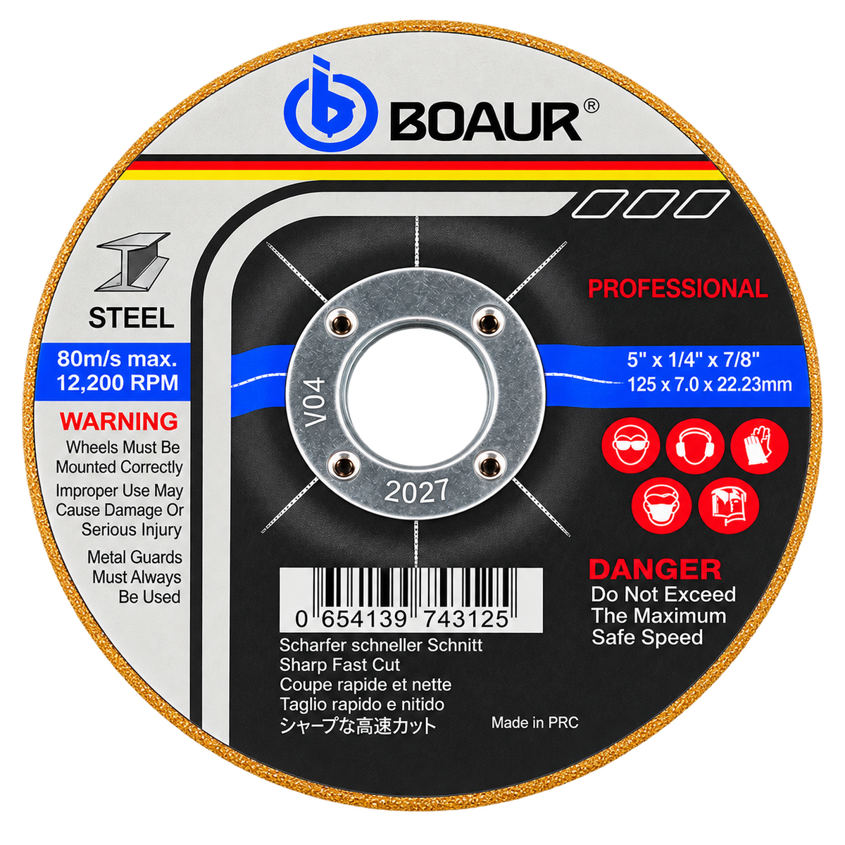 BOAUR Premium Quality Grinding Disc 125mm x 7.0mm