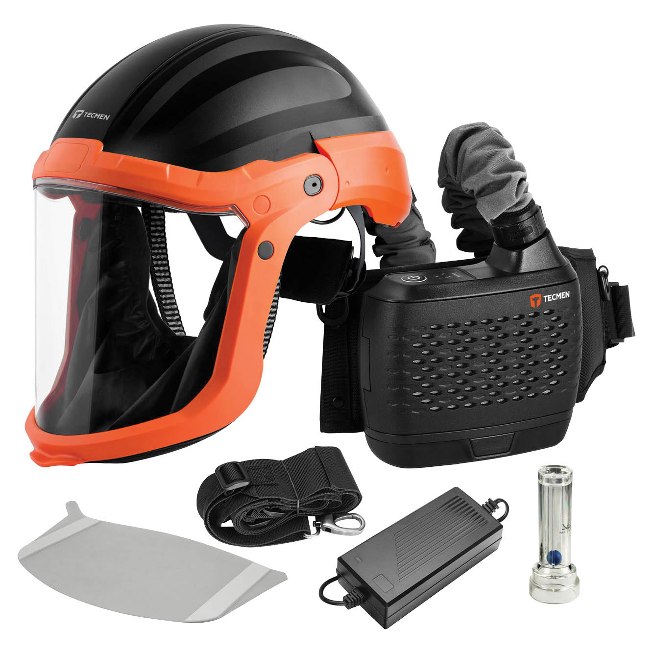 TECMEN PAPR Freflow V1 Face Shield G20-V Hardhat