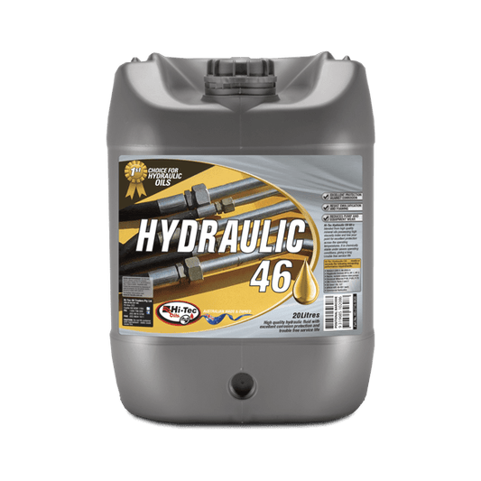 Hi-Tec Oils Hydraulic Oil ISO 46 in a 20 L container