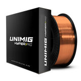 UNIMIG ER70S-6 Mild Steel MIG Wire - 15kg / 300mm / 0.6mm, 15kg / 300mm / 0.8mm, 15kg / 300mm / 0.9mm, 15kg / 300mm / 1.0mm, 15kg / 300mm / 1.2mm