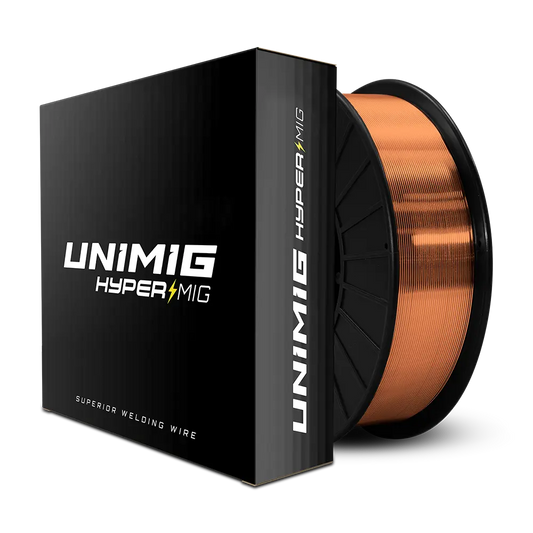 UNIMIG ER70S-6 Mild Steel MIG Wire - 5.0kg / 200mm / 0.6mm, 5.0kg / 200mm / 0.8mm, 5.0kg / 200mm / 0.9mm