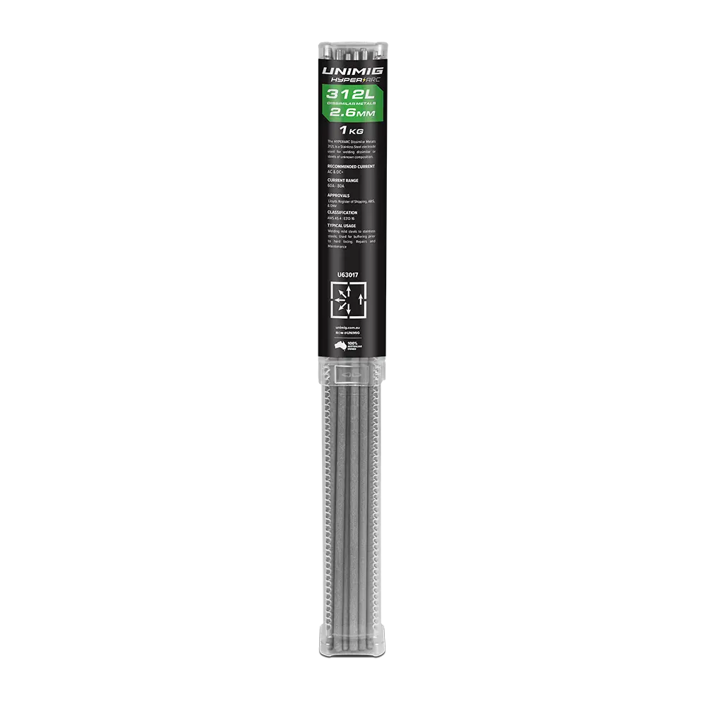 HYPERARC 312L Stainless Steel Electrodes - 1 kilogram (1kg) / 2.6mm