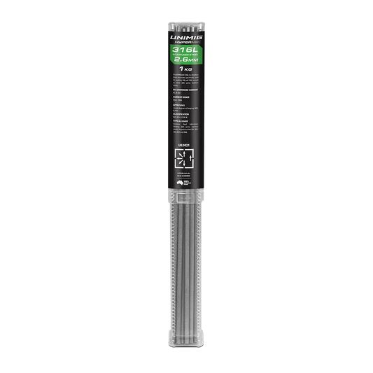 HYPERARC 316L Stainless Steel Electrodes - 1 kilogram (1kg) / 2.6mm