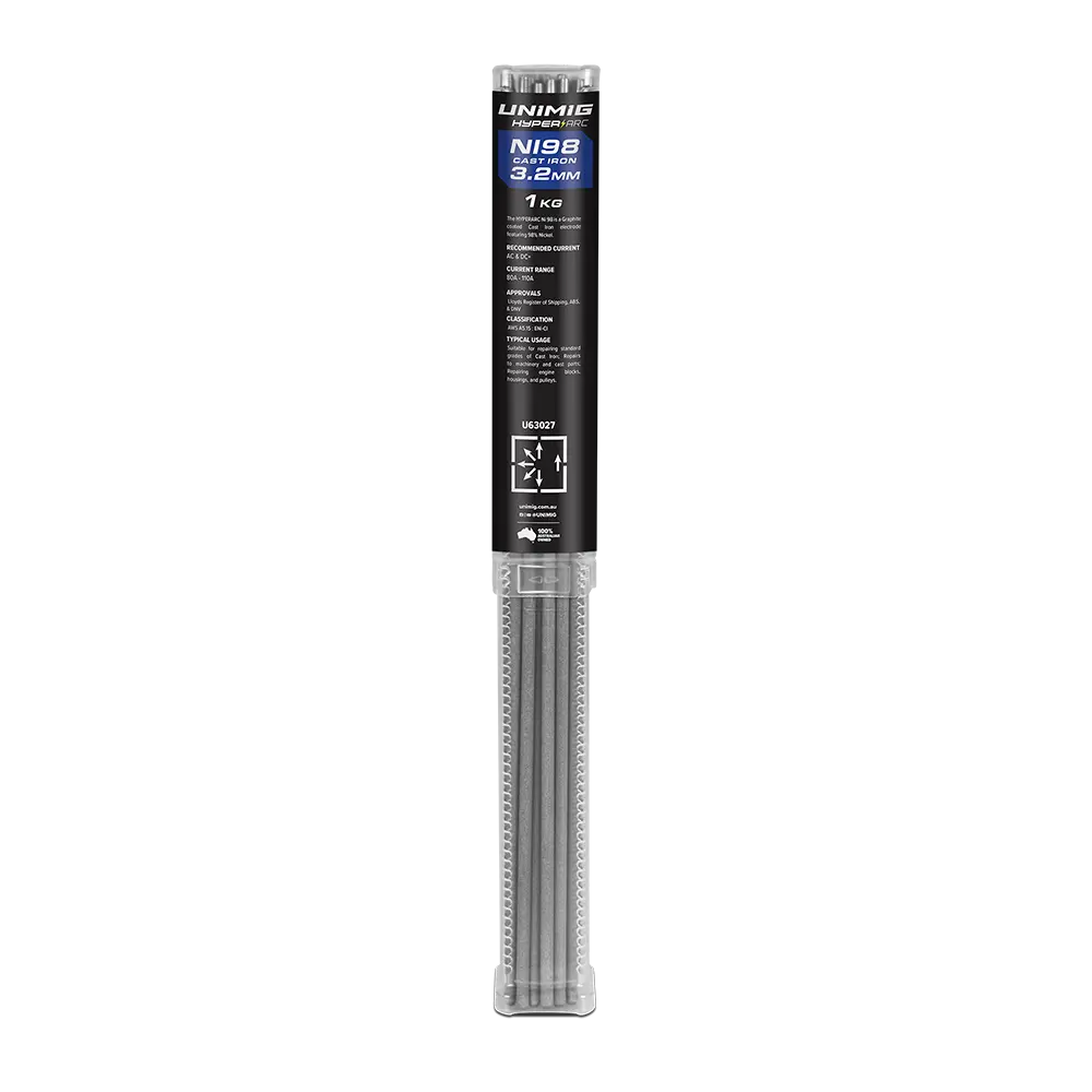HYPERARC NI 98 Cast Iron Electrodes - 1 kilogram (1kg) / 3.2mm