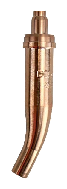 BOSSWELD Oxygen/Acetylene Type 41 Bent Gouging Nozzle - 400060 - A&S Welding & Electrical