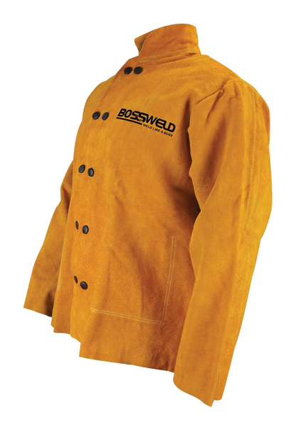 BossSafe Leather Welder's Jacket