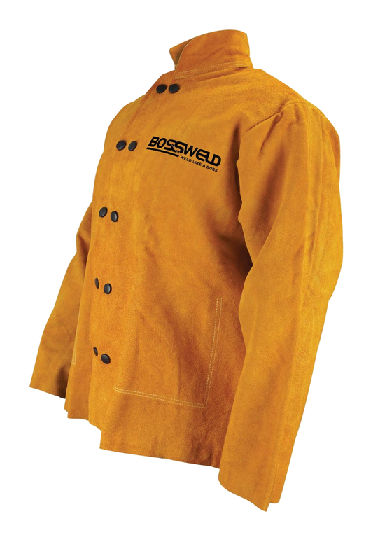 BossSafe Leather Welder's Jacket