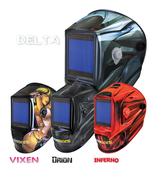 BossSafe Mega View Electronic Welding Helmet