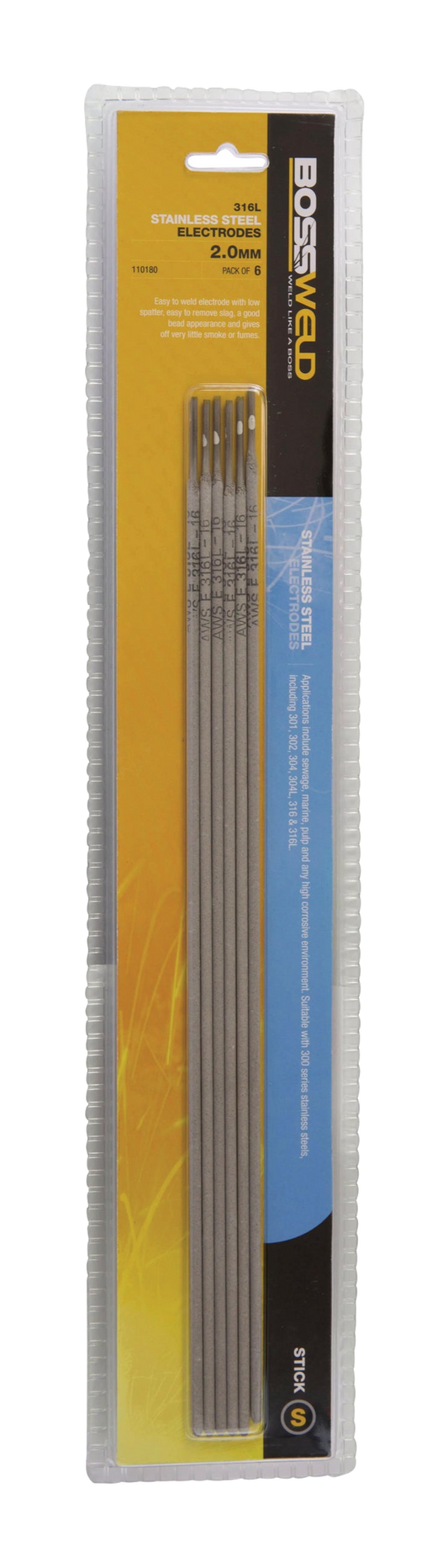 BOSSWELD 316L-16 Stainless Steel Electrodes