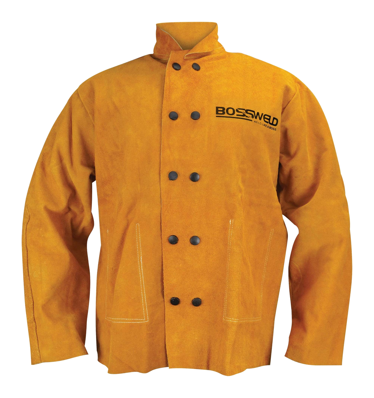 BossSafe Leather Welder's Jacket