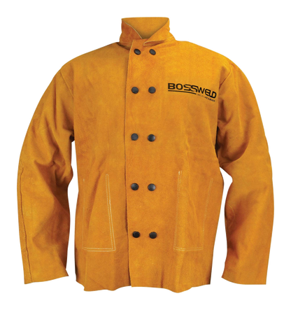 BossSafe Leather Welder's Jacket