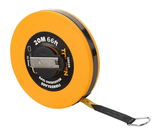 TOLSEN Fibreglass Measuring Tape - Metric & Inch