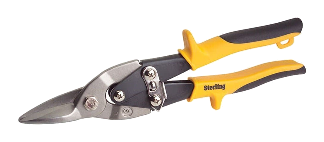 Sterling Yellow Straight Cut Aviation Snips - 29-753 - A&S Welding & Electrical
