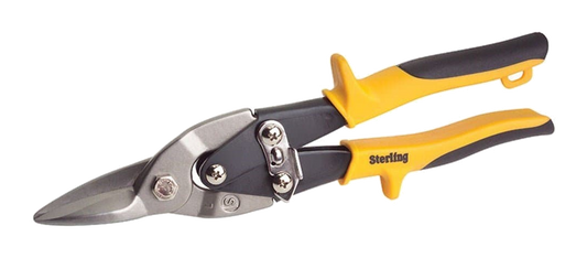 Sterling Yellow Straight Cut Aviation Snips - 29-753 - A&S Welding & Electrical