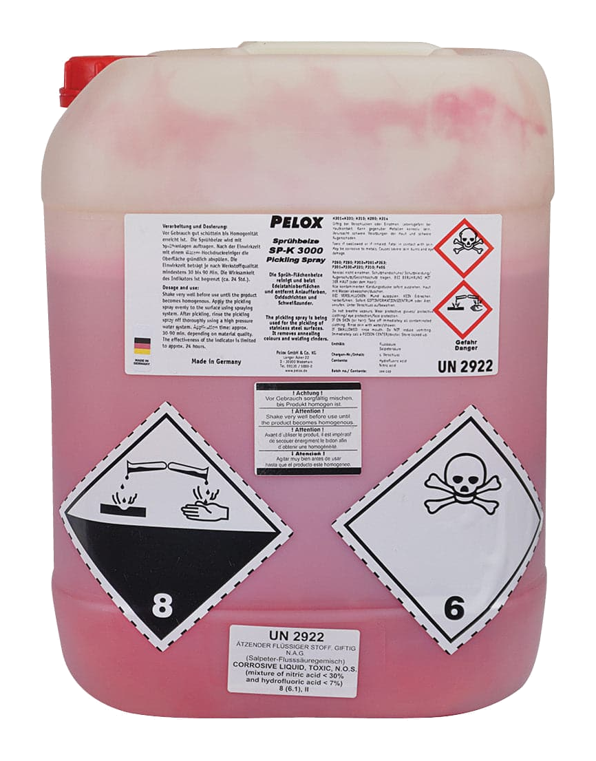 Pelox SPK3000 Red Pickling Spray (20kg)