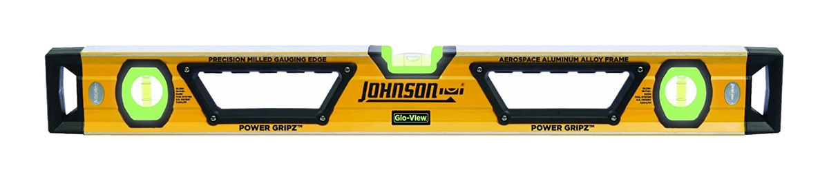Johnson Level & Tool 1707-3600 36-Inch GloView Box Beam Level - 1707-3600 - A&S Welding & Electrical