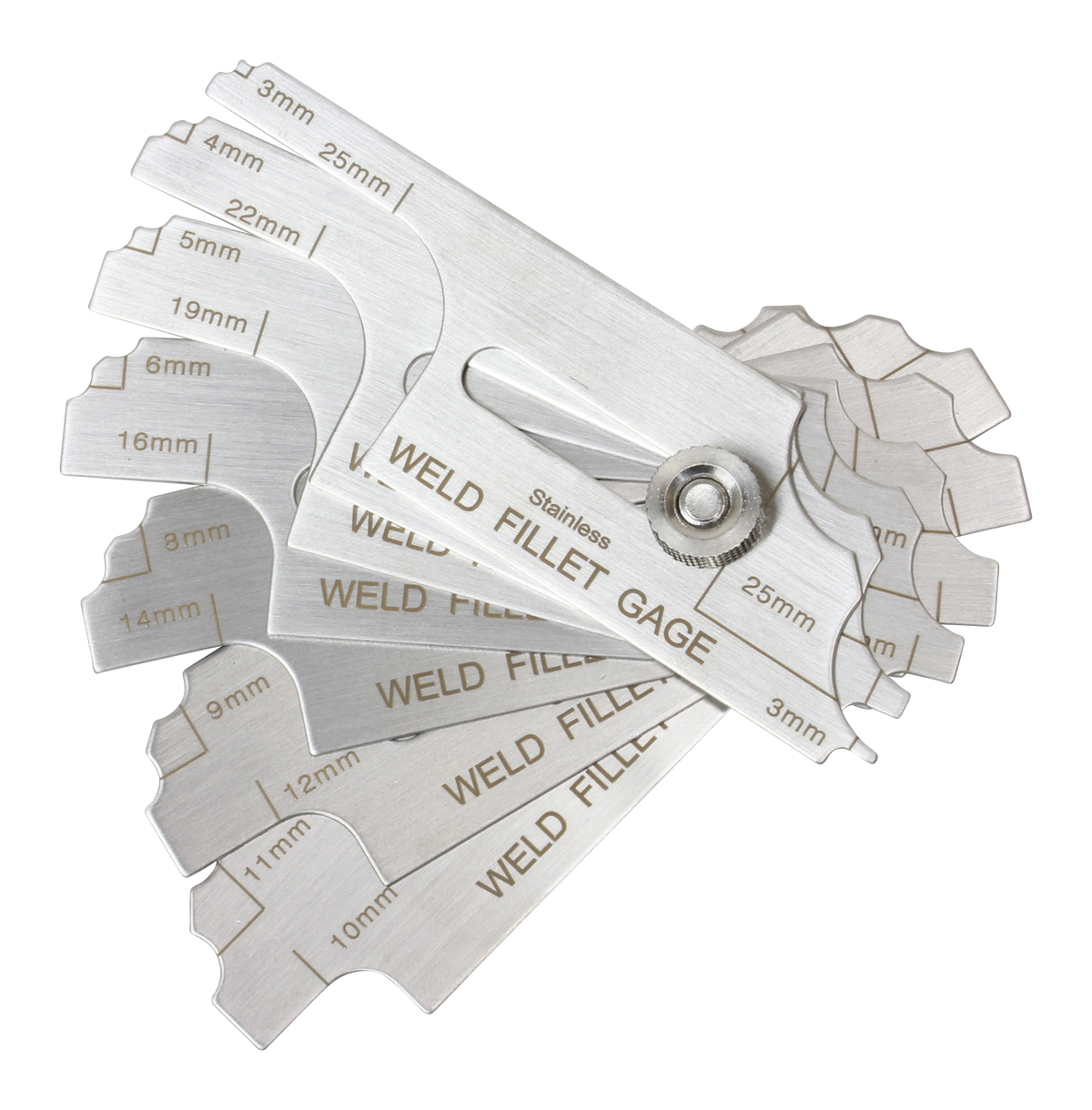 BOSSWELD Metric Fillet Welding Gauge