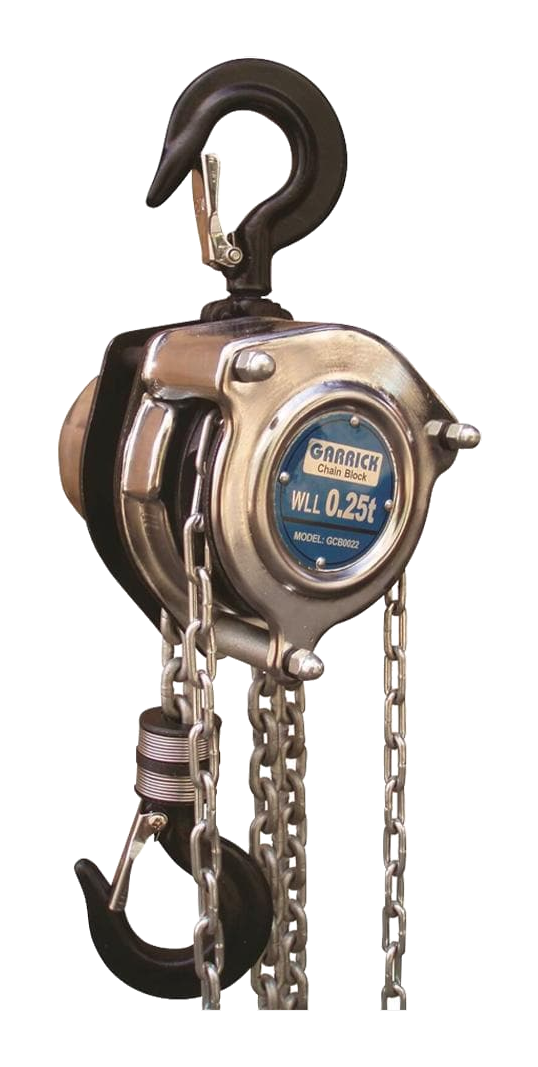GARRICK GCB0022 0.25T 2m Chain Block - GCB0022 - A&S Welding & Electrical