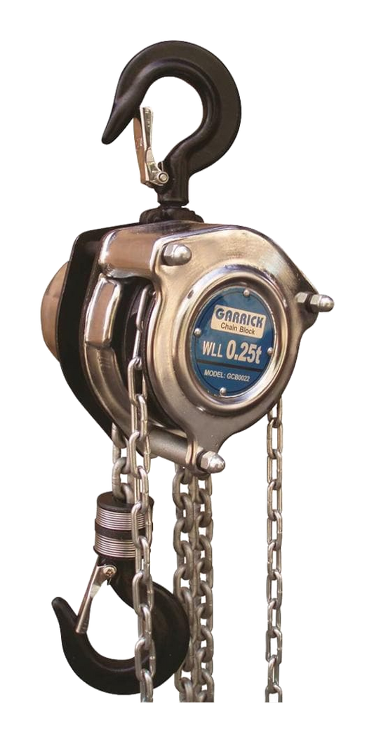 GARRICK GCB0022 0.25T 2m Chain Block - GCB0022 - A&S Welding & Electrical