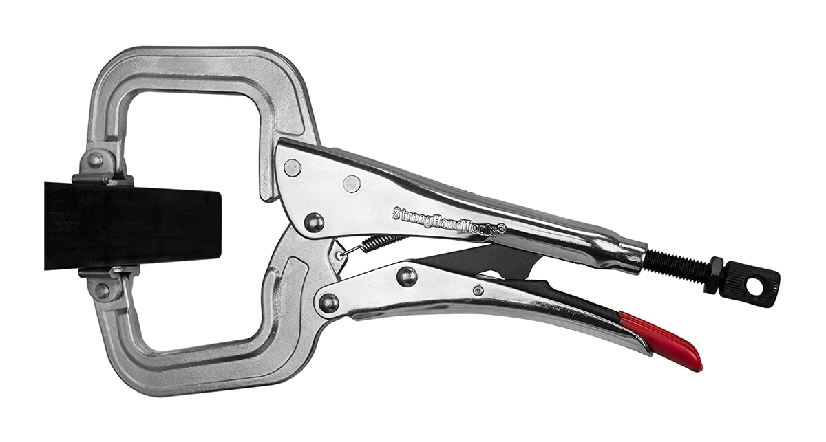 StrongHand PR115S Locking C-clamp Pliers 280mm - PR115S - A&S Welding & Electrical