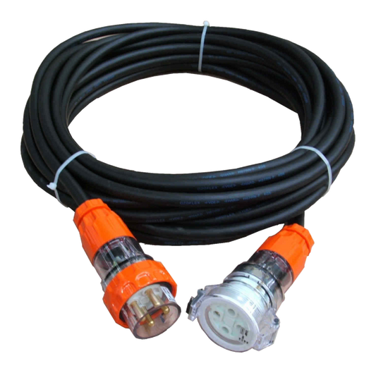 IRONWELD Heavy-Duty Industrial 3-Phase Extension Leads