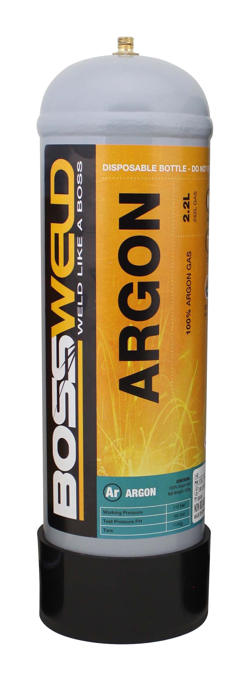 BOSSWELD Disposable Gas Bottles