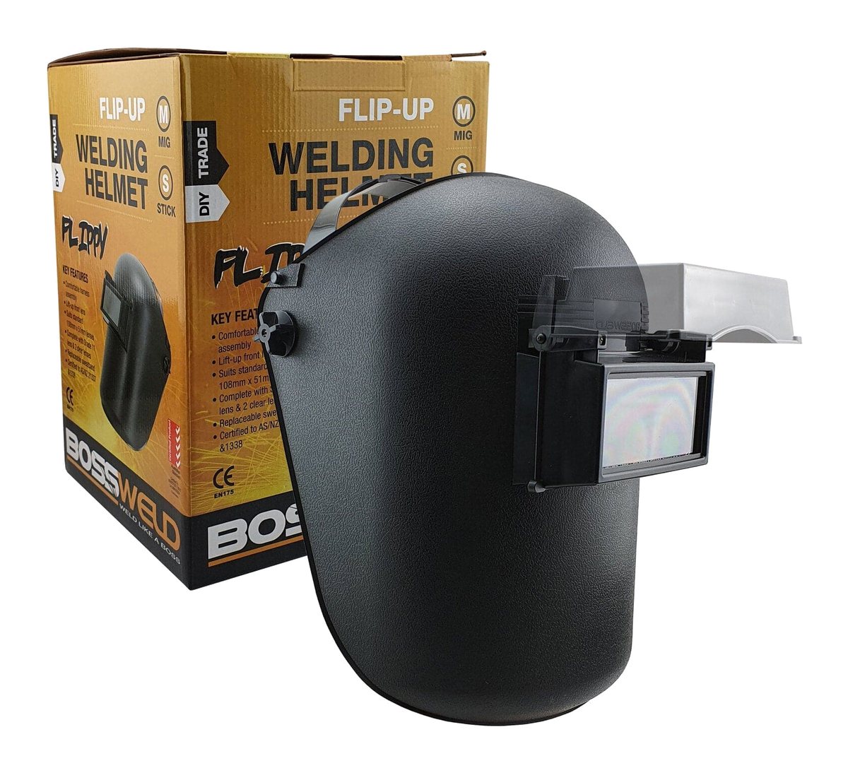 Flip-up Welding Helmet “FLIPPY” - 700045 - A&S Welding & Electrical